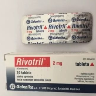 90x-180x Clonazepam 2MG Brand RIVOTRIL In BLISTERS (US 2 US)